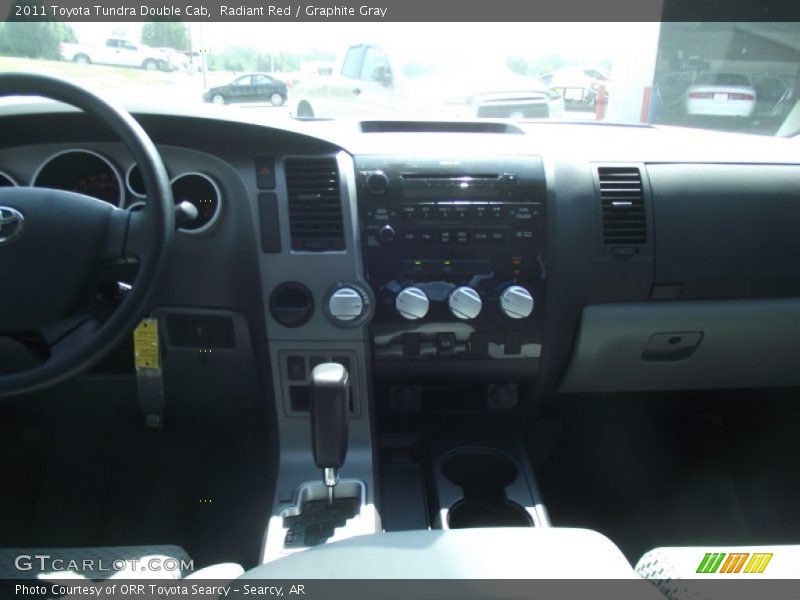Radiant Red / Graphite Gray 2011 Toyota Tundra Double Cab