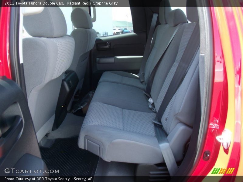 Radiant Red / Graphite Gray 2011 Toyota Tundra Double Cab