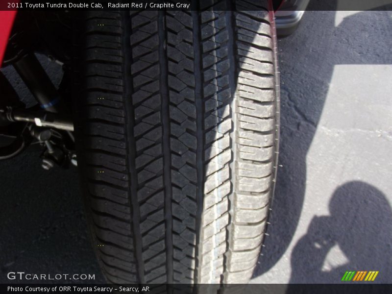 Radiant Red / Graphite Gray 2011 Toyota Tundra Double Cab