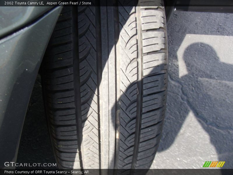 Aspen Green Pearl / Stone 2002 Toyota Camry LE