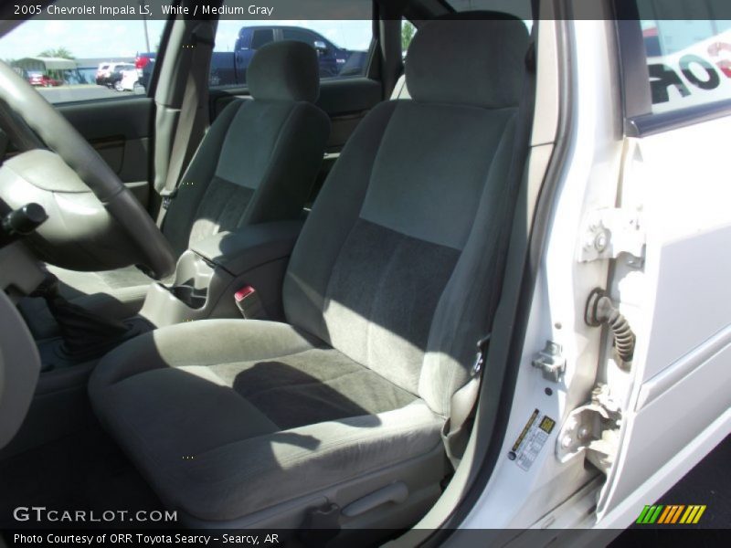 White / Medium Gray 2005 Chevrolet Impala LS