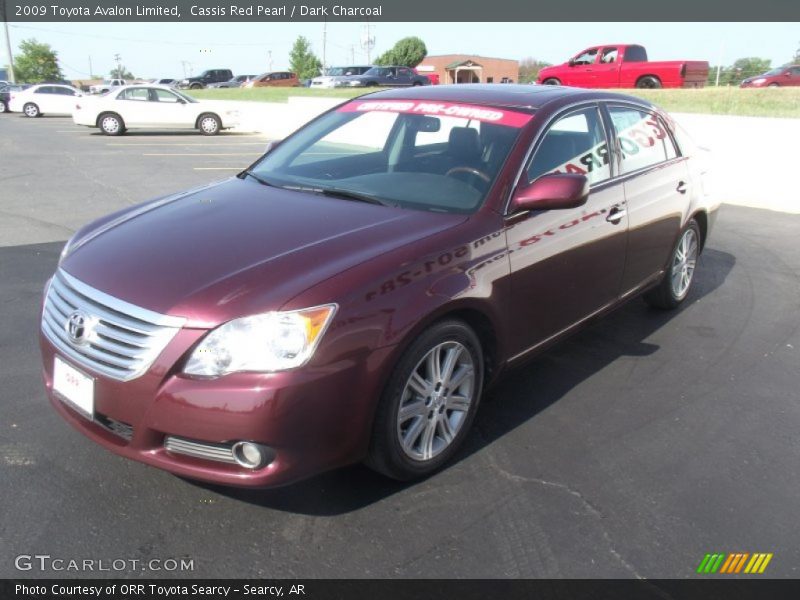 Cassis Red Pearl / Dark Charcoal 2009 Toyota Avalon Limited