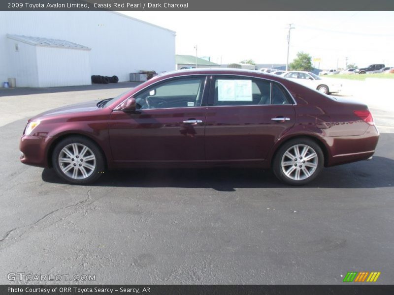 Cassis Red Pearl / Dark Charcoal 2009 Toyota Avalon Limited