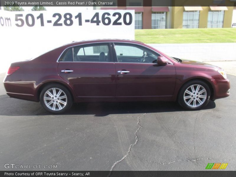 Cassis Red Pearl / Dark Charcoal 2009 Toyota Avalon Limited