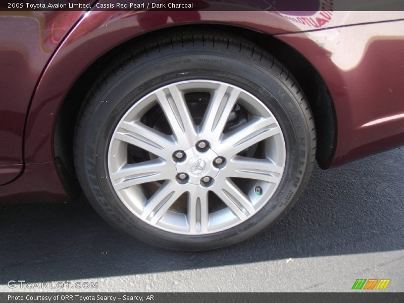 Cassis Red Pearl / Dark Charcoal 2009 Toyota Avalon Limited