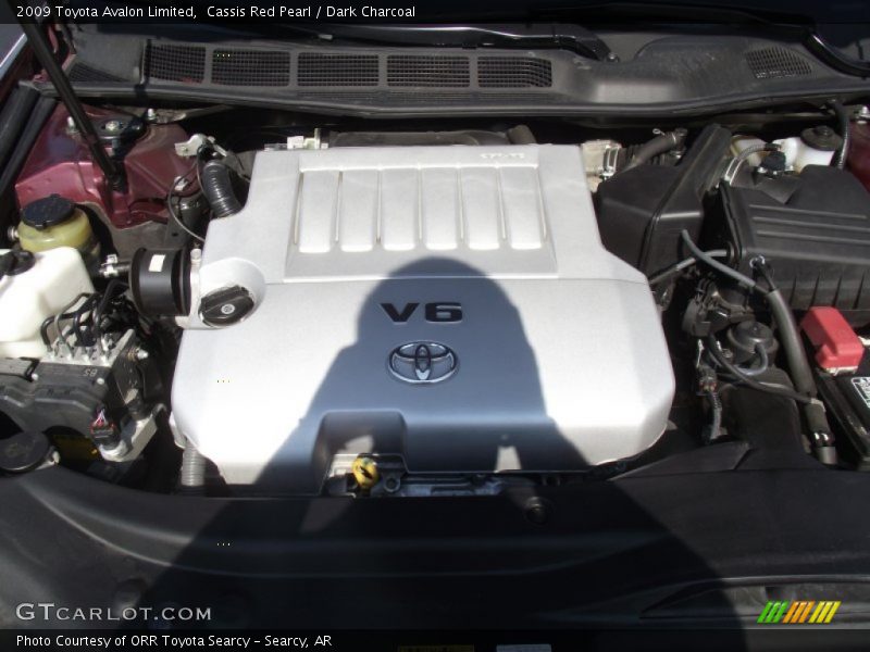 Cassis Red Pearl / Dark Charcoal 2009 Toyota Avalon Limited