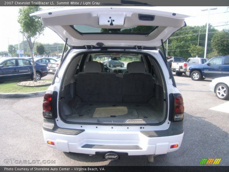 Summit White / Light Gray 2007 Chevrolet TrailBlazer LS