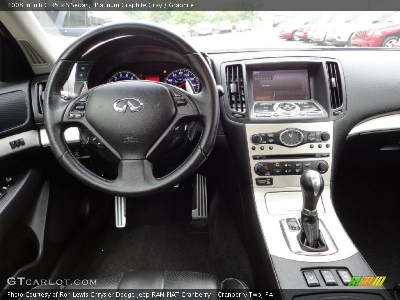 Platinum Graphite Gray / Graphite 2008 Infiniti G 35 x S Sedan