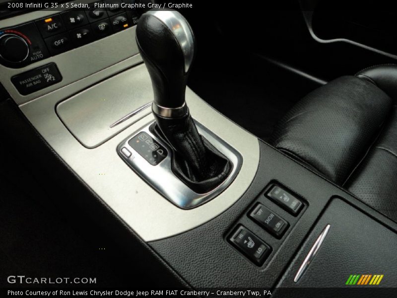 Platinum Graphite Gray / Graphite 2008 Infiniti G 35 x S Sedan