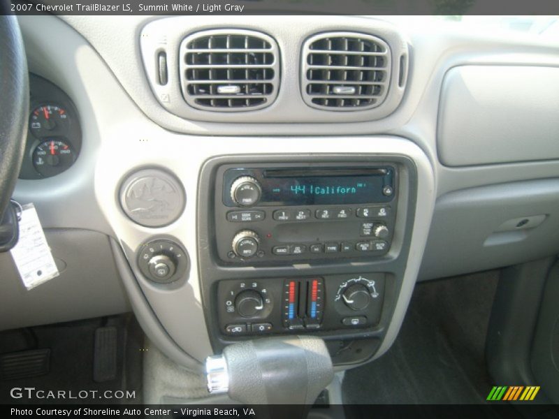 Summit White / Light Gray 2007 Chevrolet TrailBlazer LS