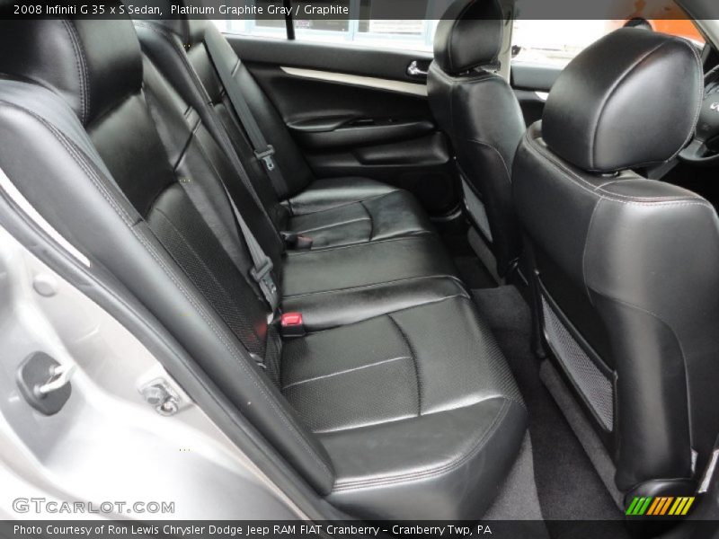 Platinum Graphite Gray / Graphite 2008 Infiniti G 35 x S Sedan