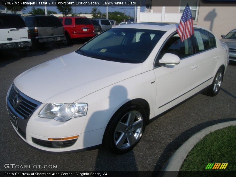 Candy White / Black 2007 Volkswagen Passat 2.0T Wolfsburg Edition Sedan