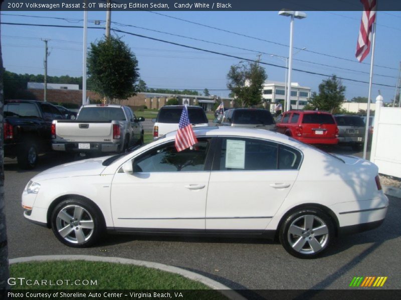 Candy White / Black 2007 Volkswagen Passat 2.0T Wolfsburg Edition Sedan