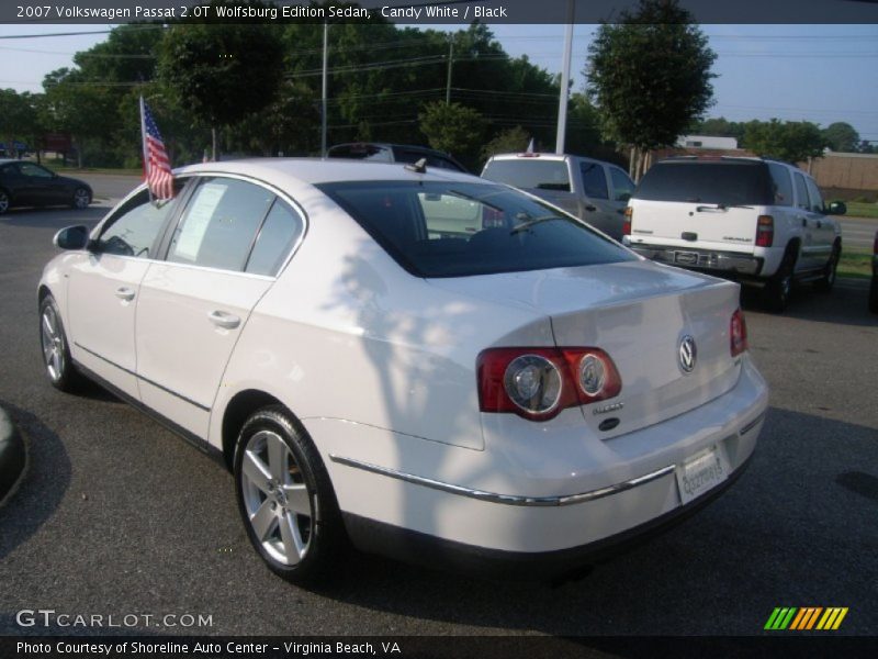 Candy White / Black 2007 Volkswagen Passat 2.0T Wolfsburg Edition Sedan