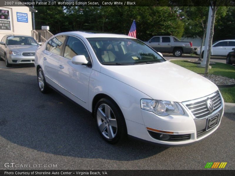 Candy White / Black 2007 Volkswagen Passat 2.0T Wolfsburg Edition Sedan