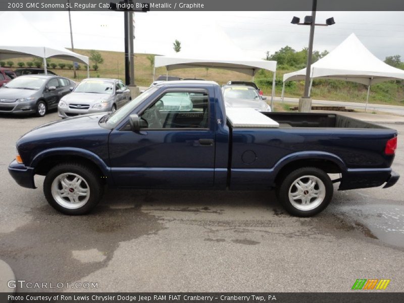  2003 Sonoma SL Regular Cab Indigo Blue Metallic