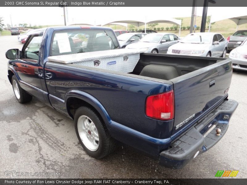  2003 Sonoma SL Regular Cab Indigo Blue Metallic