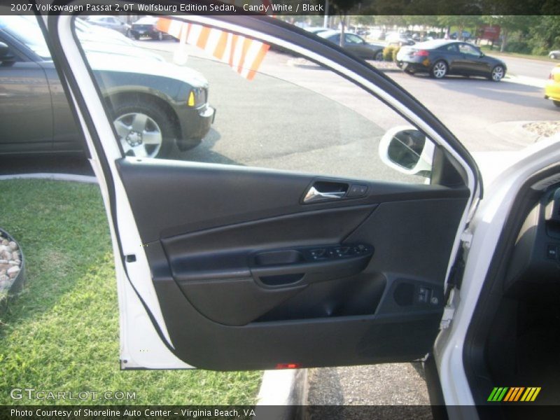 Candy White / Black 2007 Volkswagen Passat 2.0T Wolfsburg Edition Sedan