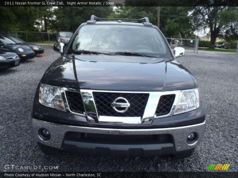 Night Armor Metallic / Steel 2011 Nissan Frontier SL Crew Cab