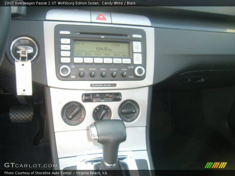 Candy White / Black 2007 Volkswagen Passat 2.0T Wolfsburg Edition Sedan