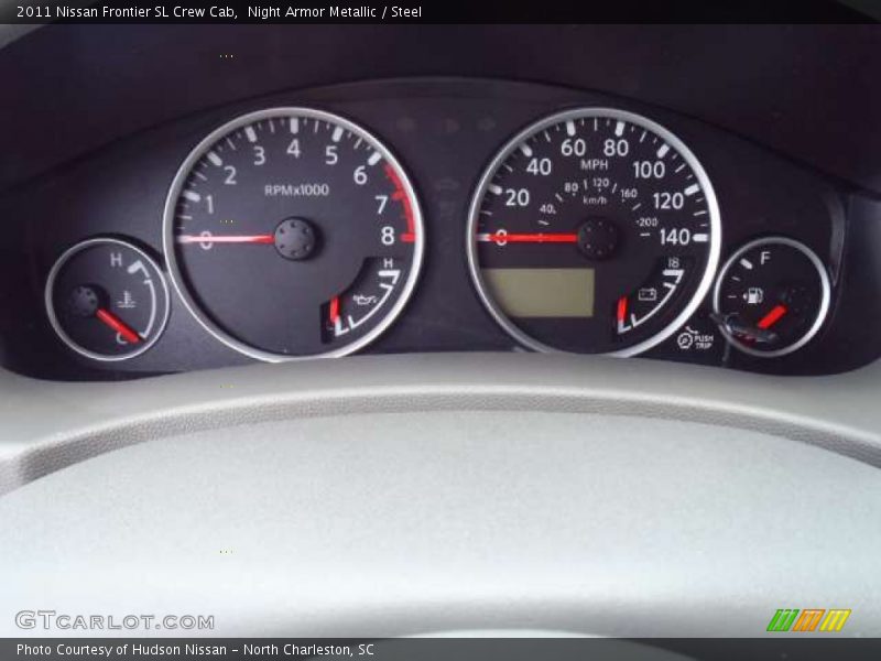 Night Armor Metallic / Steel 2011 Nissan Frontier SL Crew Cab
