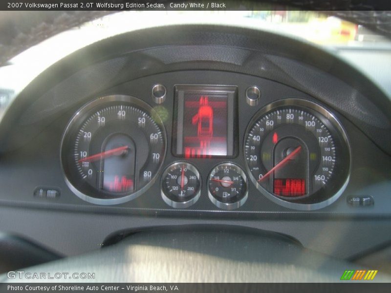 Candy White / Black 2007 Volkswagen Passat 2.0T Wolfsburg Edition Sedan