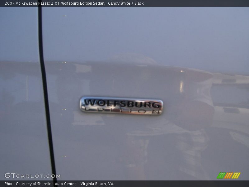 Candy White / Black 2007 Volkswagen Passat 2.0T Wolfsburg Edition Sedan