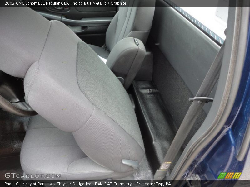Indigo Blue Metallic / Graphite 2003 GMC Sonoma SL Regular Cab