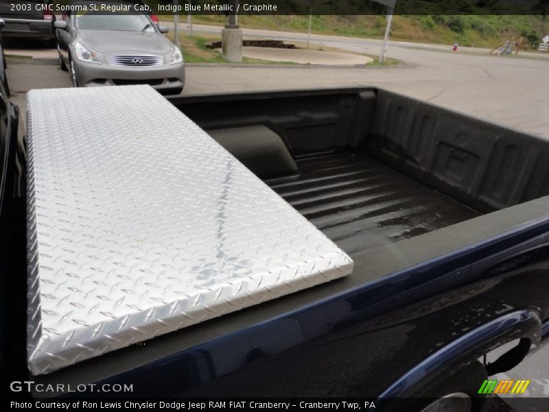 Indigo Blue Metallic / Graphite 2003 GMC Sonoma SL Regular Cab