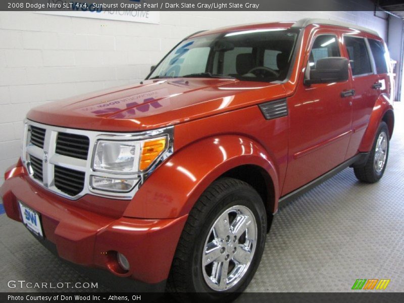 Sunburst Orange Pearl / Dark Slate Gray/Light Slate Gray 2008 Dodge Nitro SLT 4x4