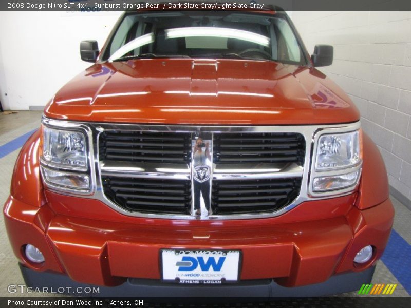 Sunburst Orange Pearl / Dark Slate Gray/Light Slate Gray 2008 Dodge Nitro SLT 4x4