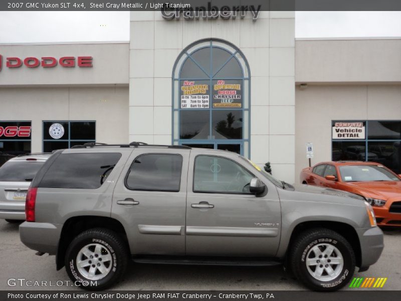 Steel Gray Metallic / Light Titanium 2007 GMC Yukon SLT 4x4