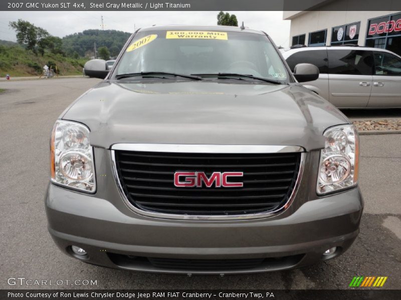 Steel Gray Metallic / Light Titanium 2007 GMC Yukon SLT 4x4