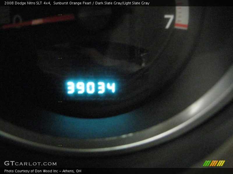 Sunburst Orange Pearl / Dark Slate Gray/Light Slate Gray 2008 Dodge Nitro SLT 4x4