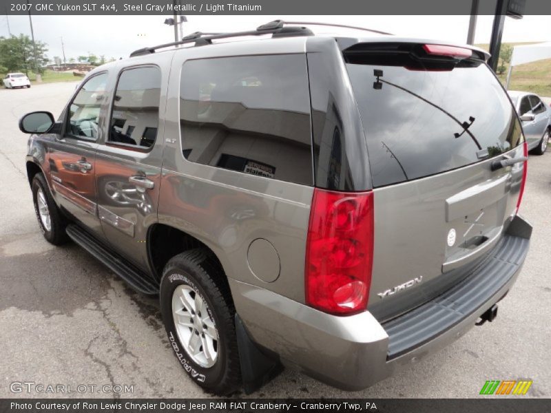 Steel Gray Metallic / Light Titanium 2007 GMC Yukon SLT 4x4