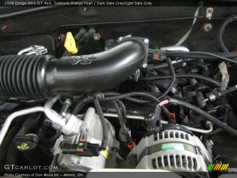 Sunburst Orange Pearl / Dark Slate Gray/Light Slate Gray 2008 Dodge Nitro SLT 4x4