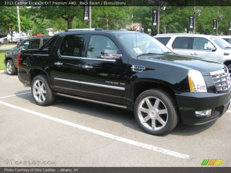 Black Raven / Ebony/Ebony 2011 Cadillac Escalade EXT Premium AWD
