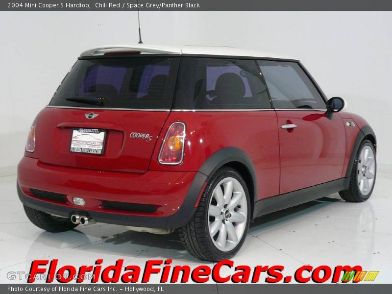 Chili Red / Space Grey/Panther Black 2004 Mini Cooper S Hardtop