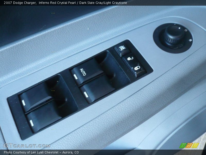 Inferno Red Crystal Pearl / Dark Slate Gray/Light Graystone 2007 Dodge Charger