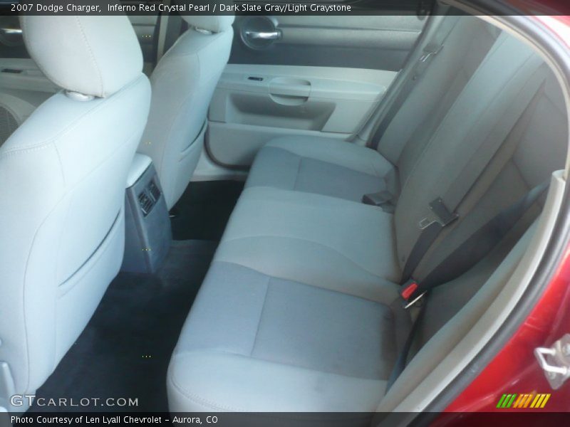 Inferno Red Crystal Pearl / Dark Slate Gray/Light Graystone 2007 Dodge Charger