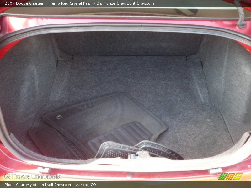 Inferno Red Crystal Pearl / Dark Slate Gray/Light Graystone 2007 Dodge Charger