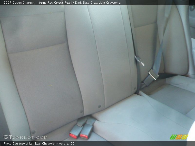 Inferno Red Crystal Pearl / Dark Slate Gray/Light Graystone 2007 Dodge Charger