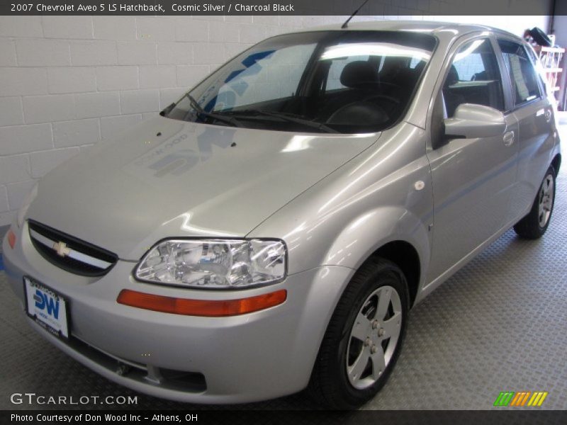 Cosmic Silver / Charcoal Black 2007 Chevrolet Aveo 5 LS Hatchback