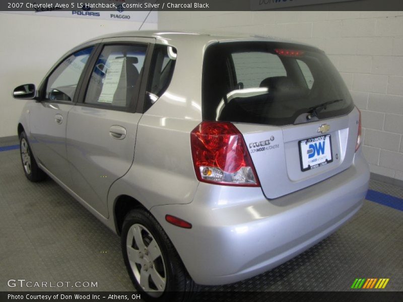 Cosmic Silver / Charcoal Black 2007 Chevrolet Aveo 5 LS Hatchback