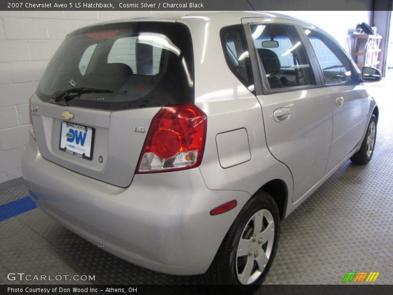 Cosmic Silver / Charcoal Black 2007 Chevrolet Aveo 5 LS Hatchback