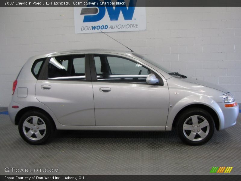 Cosmic Silver / Charcoal Black 2007 Chevrolet Aveo 5 LS Hatchback