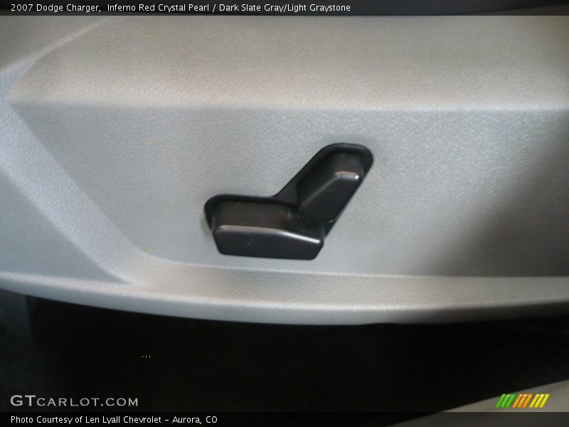 Inferno Red Crystal Pearl / Dark Slate Gray/Light Graystone 2007 Dodge Charger