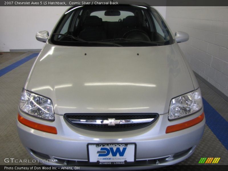 Cosmic Silver / Charcoal Black 2007 Chevrolet Aveo 5 LS Hatchback