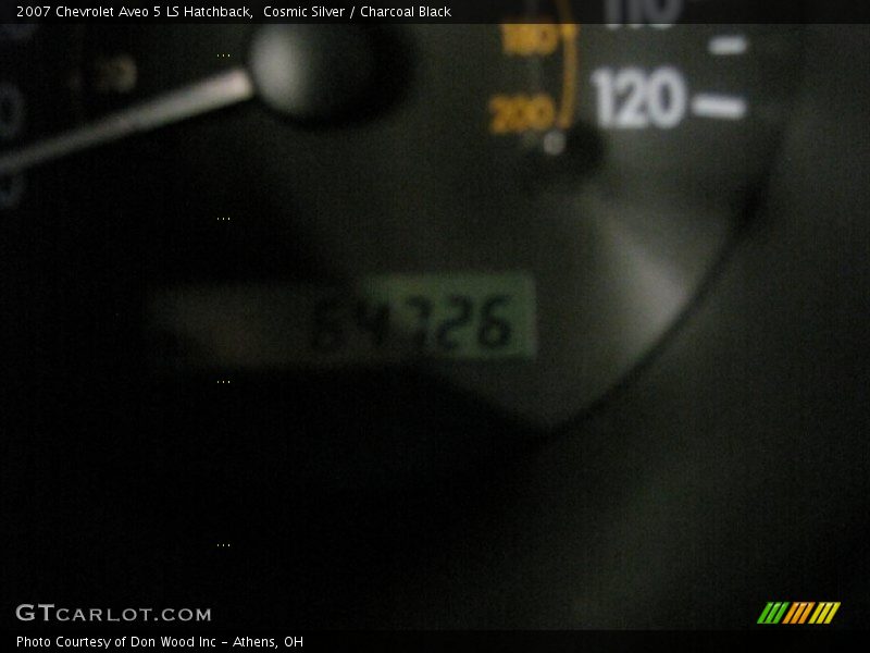 Cosmic Silver / Charcoal Black 2007 Chevrolet Aveo 5 LS Hatchback