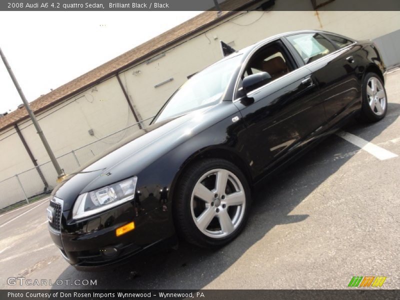 Brilliant Black / Black 2008 Audi A6 4.2 quattro Sedan